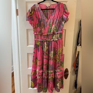 Current Air Los Angeles midi dress